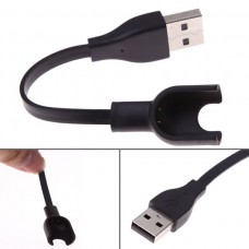 Portable TPU Smart Bracelet USB Charger Cable Black wearable devices 13cm 5V