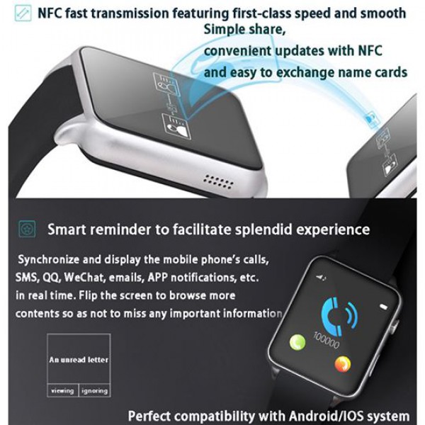 Bluetooth Sport Smart Watch Waterproof Heart Rate Monitor Smartwatch for IOS And Bluetooth Sport Smart Watch Waterproof Heart Rate Monitor Smartwatch for IOS And