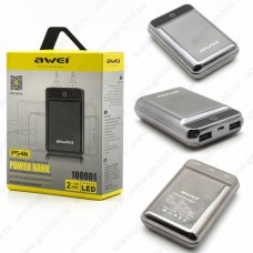 Awei P54K 10000mAh Power Bank Battery 2 USB Port Mini Portable LED Display. 2102582552