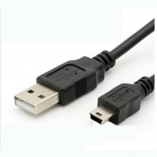 Data Charging Cable Cord Adapter USB 2.0 A Male to Mini 5 Pin B Best Black lengt