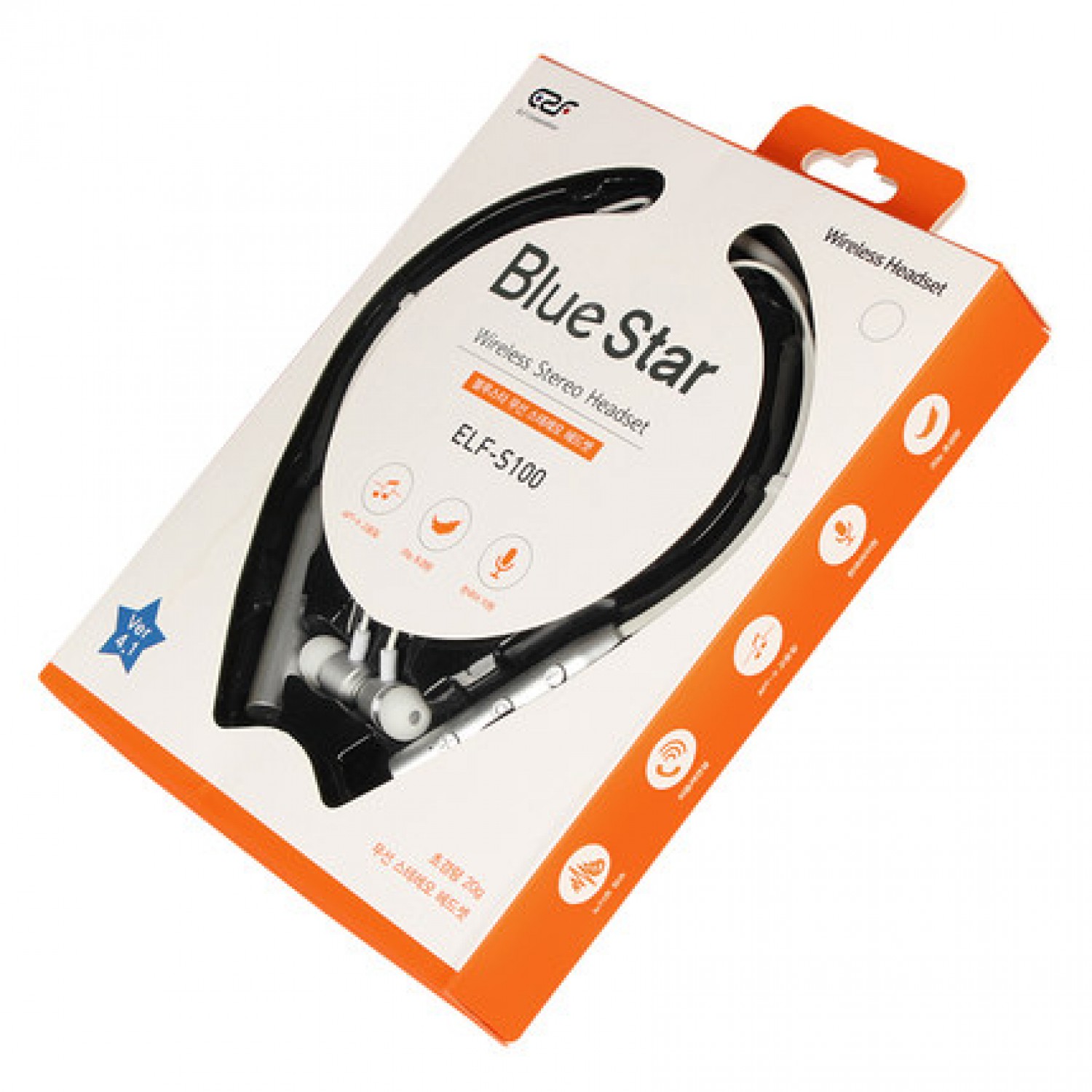 blue Star wireless stereo headset ELF-S100