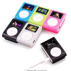 Mini mp3 USB Clip MP3 player LCD screen 32GB Micro SD TF CardSlick smart sport compact design 5