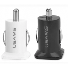 USAMS Dual USB Port Car Charger - BLACK