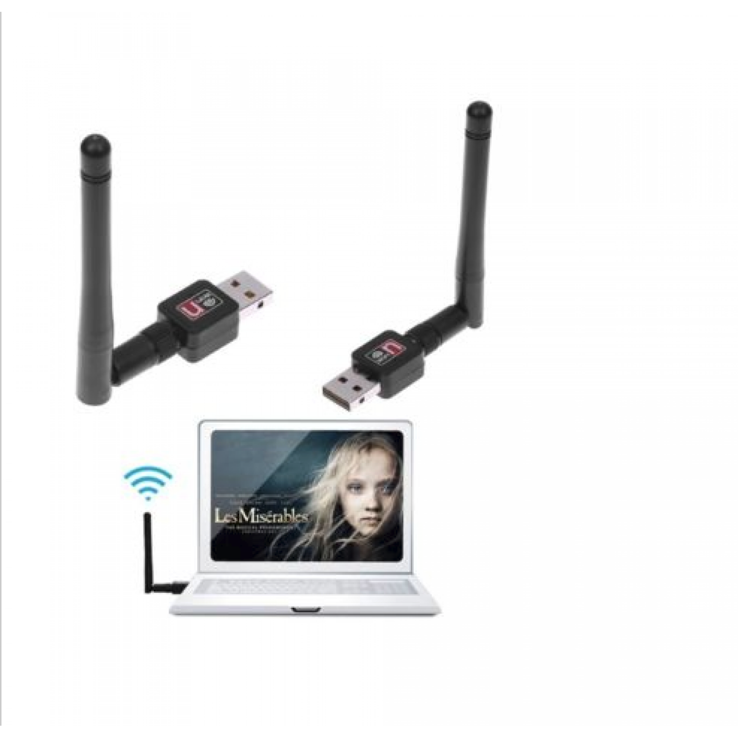 USB Wifi 150Mbps Wireless Adapter Computer LAN Card Antenna For Desktop, Laptop USB Wifi 150Mbps Wireless Adapter Computer LAN Card Antenna For Desktop, Laptop