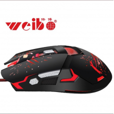 WEIBO S10 WIRED ​​USB GAMING OPTICAL MOUSE LIGHTING MOUS
