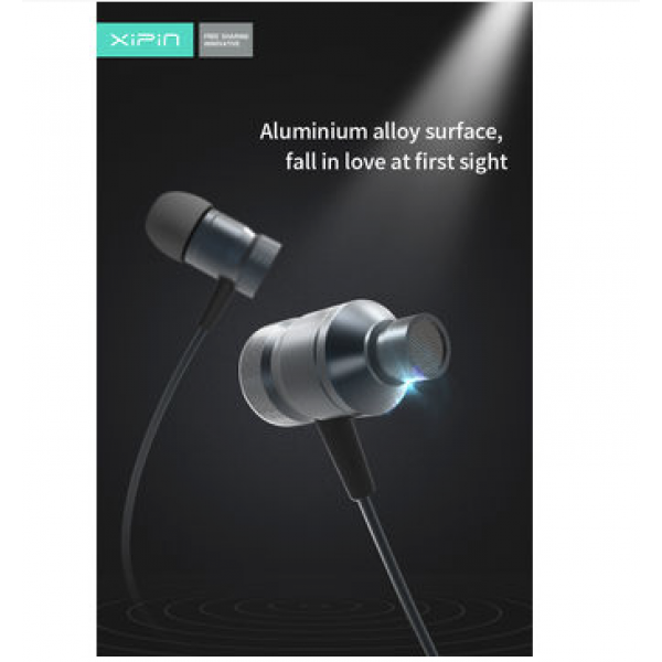Handsfree XiPiN Metal Earphones HX730 Black
