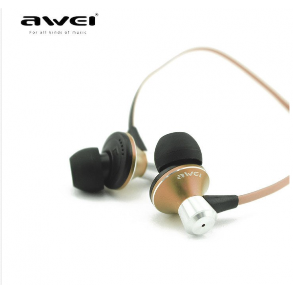 Awei Earphones TE850vi In-Ear Metal Extra Bass Stereo Wi/Microphone 