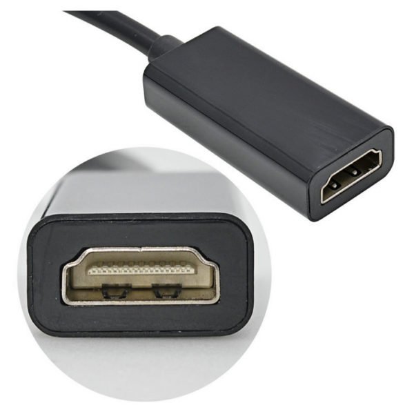 Rovtop HDMI to VGA Adapter Male To Famale Converter Adapter 1080P Digital to Analog Video Audio For PC Laptop Tablet