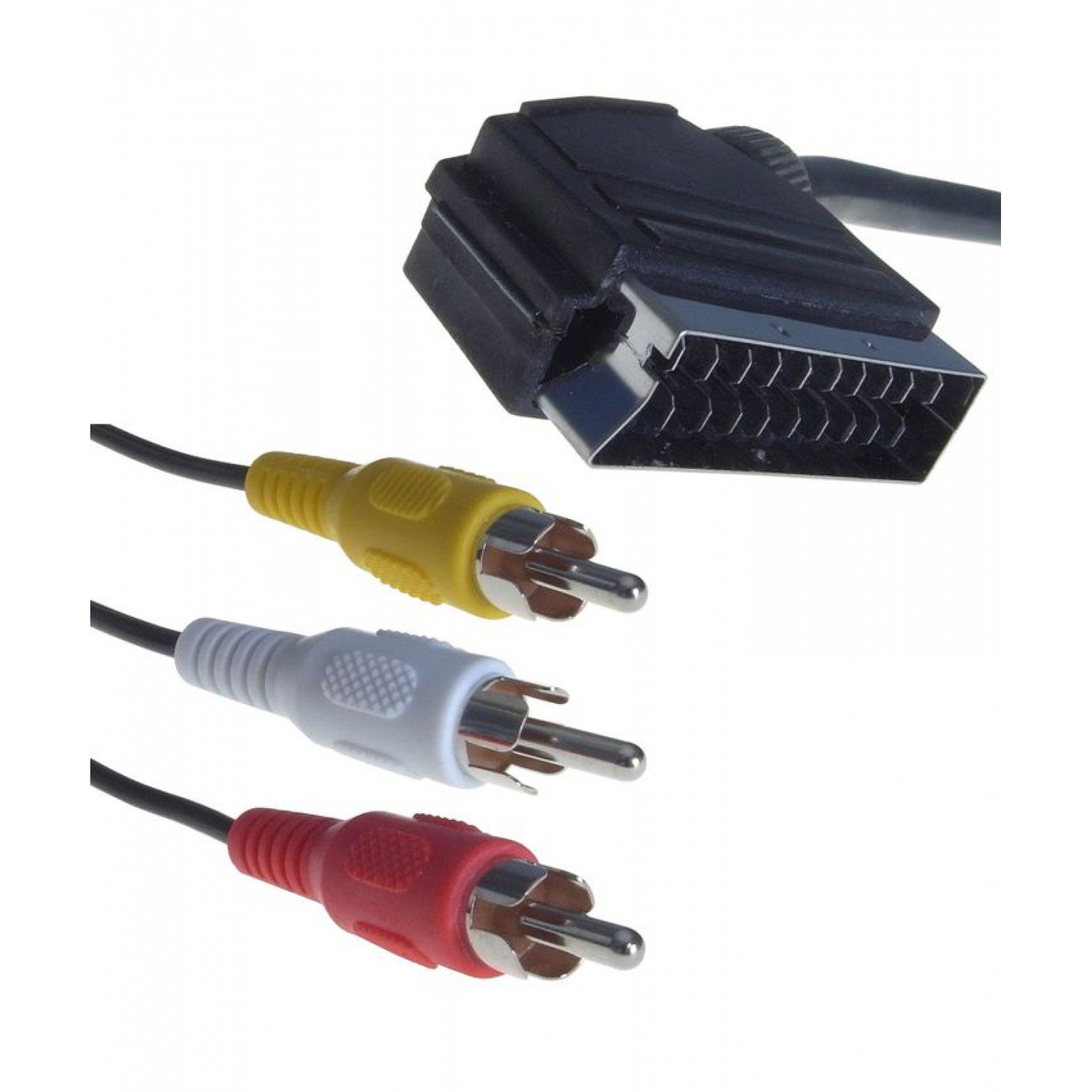 Powertech καλώδιο SCART σε 3x RCA, 2m