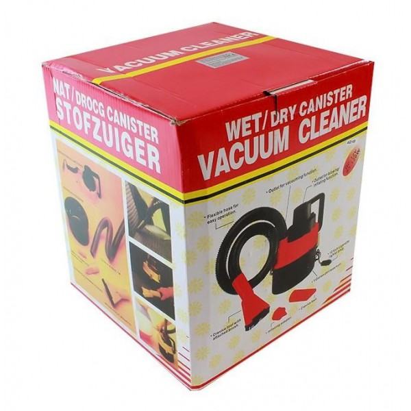 Φορητή σκούπα αυτοκινήτου AG149, 100W, υγρό-στεγνό καθάρισμα, κίτρινη