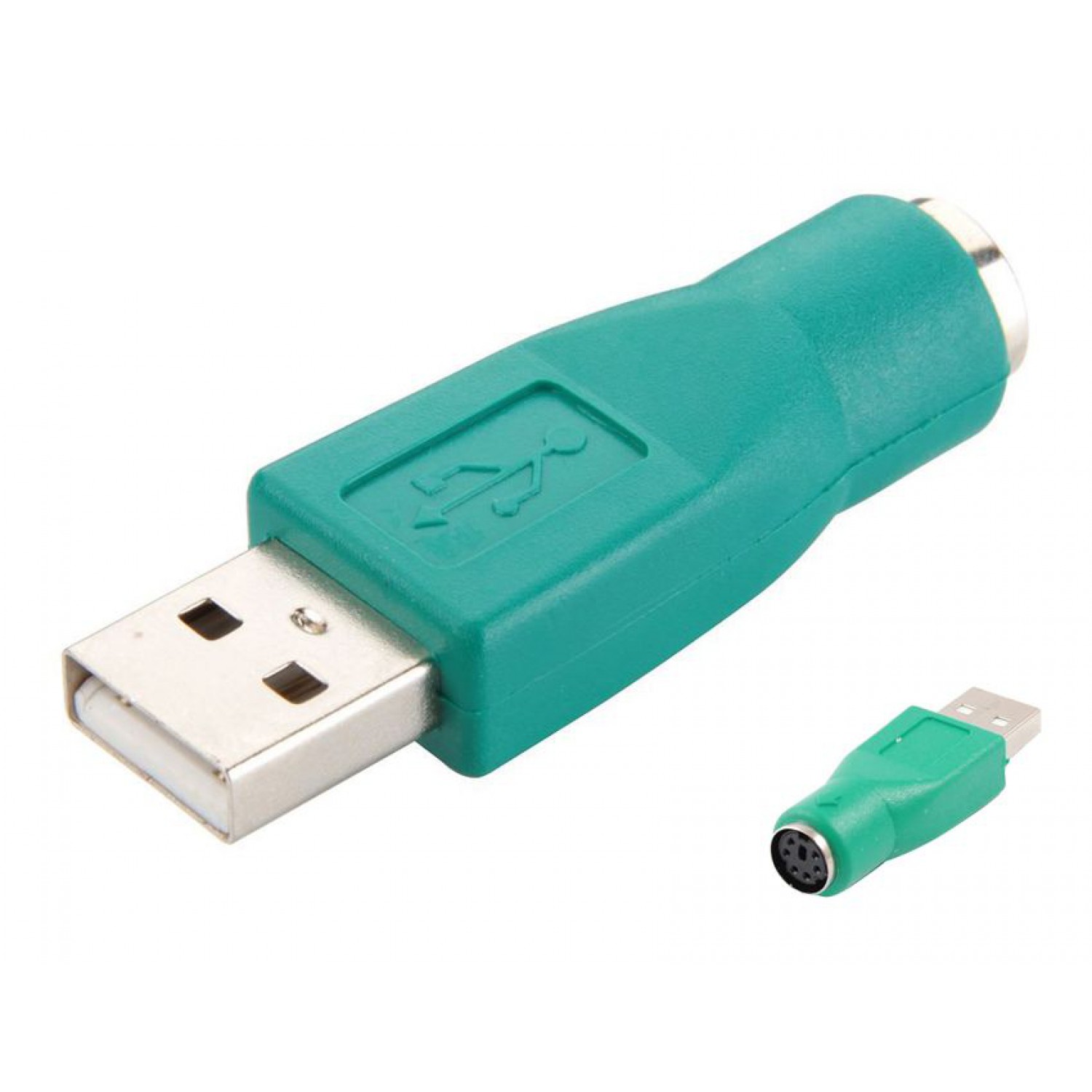 POWERTECH αντάπτορας USB 2.0 αρσενικό σε PS2 θηλυκό CAB-U020, πράσινος POWERTECH αντάπτορας USB 2.0 αρσενικό σε PS2 θηλυκό CAB-U020, πράσινος