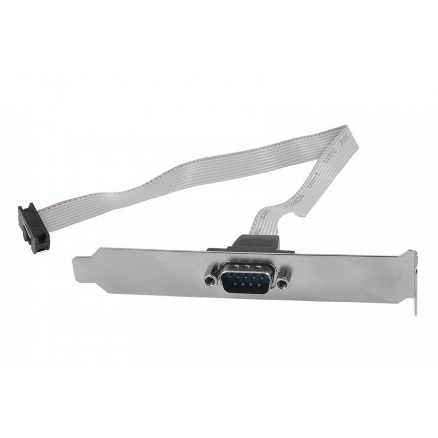 POWERTECH αντάπτορας DB9 αρσενικό σε 10PIN flat καλώδιο SLOT-001, 30cm