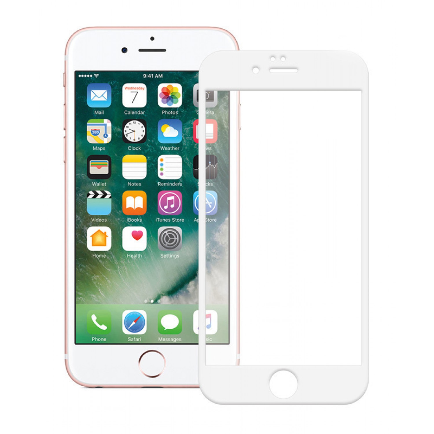 POWERTECH Tempered Glass 5D Full Glue για iPhone 6, White POWERTECH Tempered Glass 5D Full Glue για iPhone 6, White