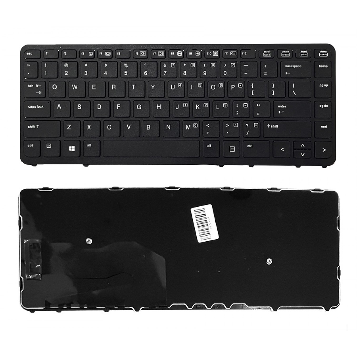Πληκτρολόγιο για HP Elitebook 840 G1 G2, μαύρο Πληκτρολόγιο για HP Elitebook 840 G1 G2, μαύρο