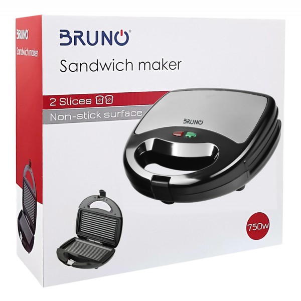BRUNO Τοστιέρα BRN-0025, αντικολλητική επιφάνεια, 750w