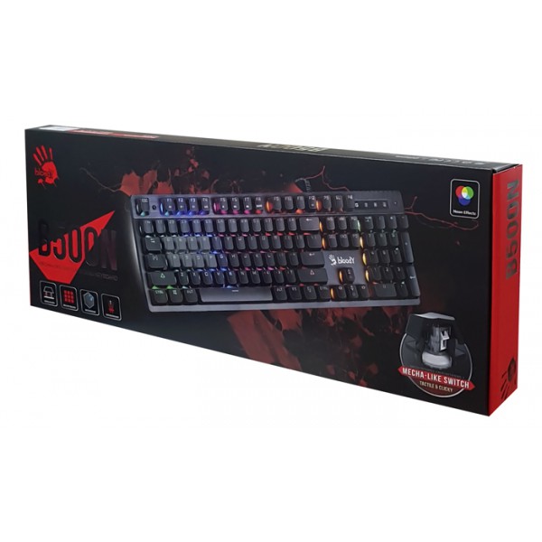 BLOODY gaming πληκτρολόγιο B500N, ενσύρματο, Mecha-Like Switch, μαύρο BLOODY gaming πληκτρολόγιο B500N, ενσύρματο, Mecha-Like Switch, μαύρο