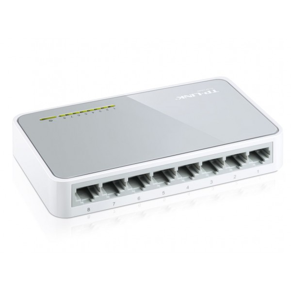 TP-LINK Desktop Switch TL-SF1008D, 8-port 10/100Mbps, Ver. 8.2 TP-LINK Desktop Switch TL-SF1008D, 8-port 10/100Mbps, Ver. 8.2