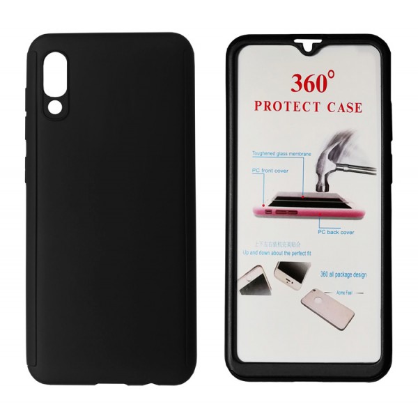 POWERTECH Θήκη Body 360° με Tempered Glass για Samsung A70, μαύρη POWERTECH Θήκη Body 360° με Tempered Glass για Samsung A70, μαύρη