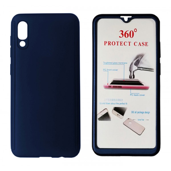 POWERTECH Θήκη Body 360° με Tempered Glass για Samsung A70, μπλε POWERTECH Θήκη Body 360° με Tempered Glass για Samsung A70, μπλε
