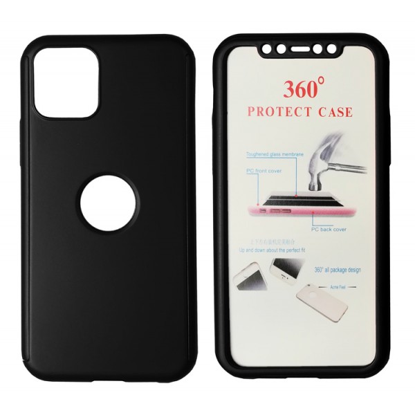 POWERTECH Θήκη Body 360° με Tempered Glass για iPhone 11 Pro Max, μαύρη POWERTECH Θήκη Body 360° με Tempered Glass για iPhone 11 Pro Max, μαύρη