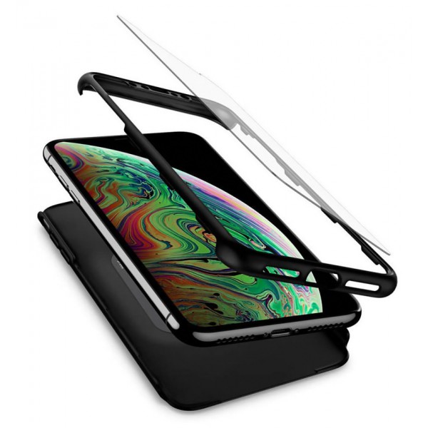 POWERTECH Θήκη Body 360° με Tempered Glass για Xiaomi Mi 9, μπλε POWERTECH Θήκη Body 360° με Tempered Glass για Xiaomi Mi 9, μπλε