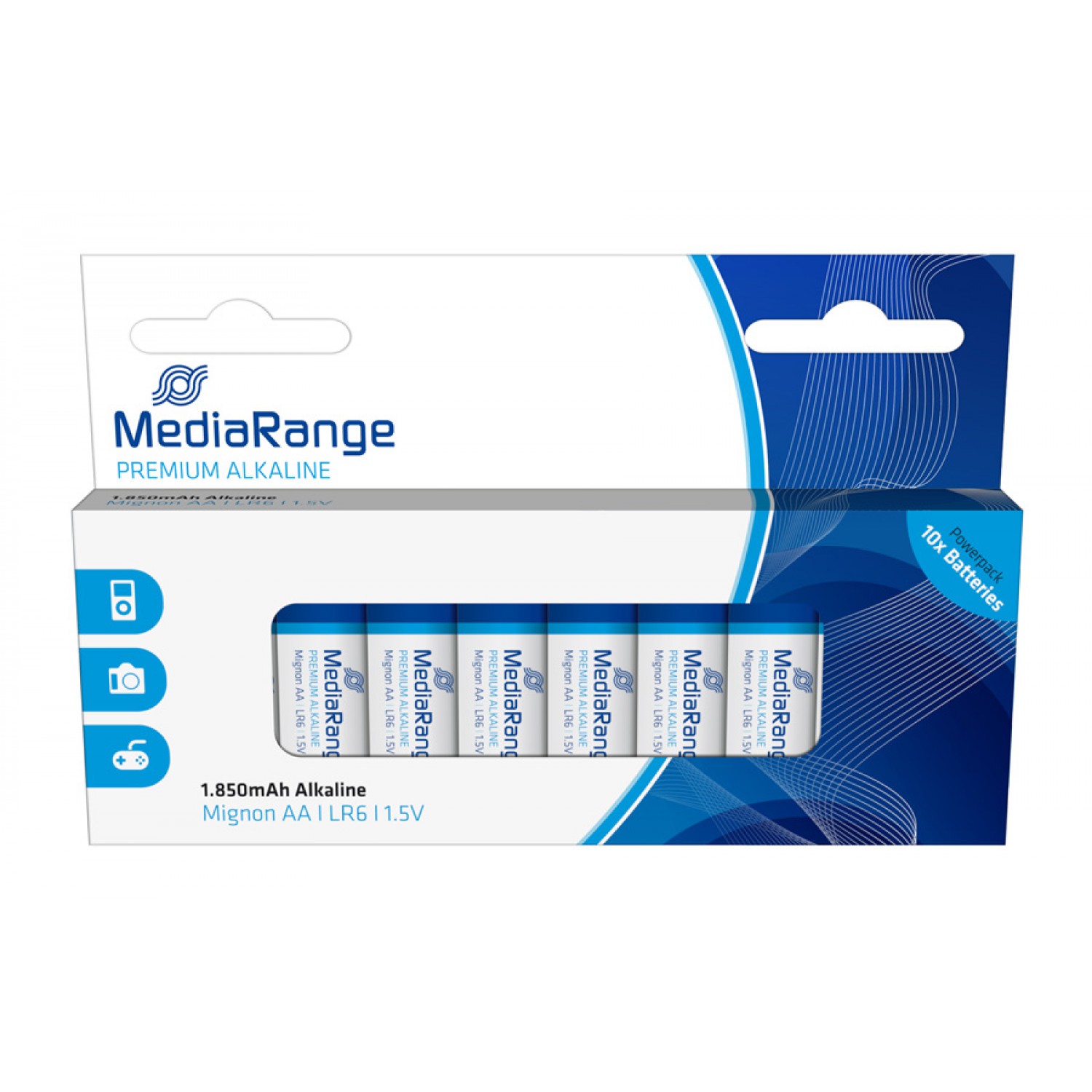 MEDIARANGE Premium αλκαλικές μπαταρίες AA LR6, 1.5V, 10τμχ MEDIARANGE Premium αλκαλικές μπαταρίες AA LR6, 1.5V, 10τμχ