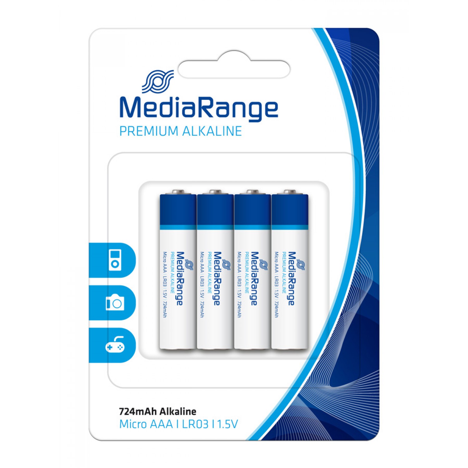 MEDIARANGE Premium αλκαλικές μπαταρίες AAA LR03, 1.5V, 4τμχ MEDIARANGE Premium αλκαλικές μπαταρίες AAA LR03, 1.5V, 4τμχ