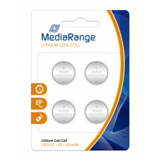 MEDIARANGE μπαταρίες λιθίου CR2025, 3V, 4τμχ