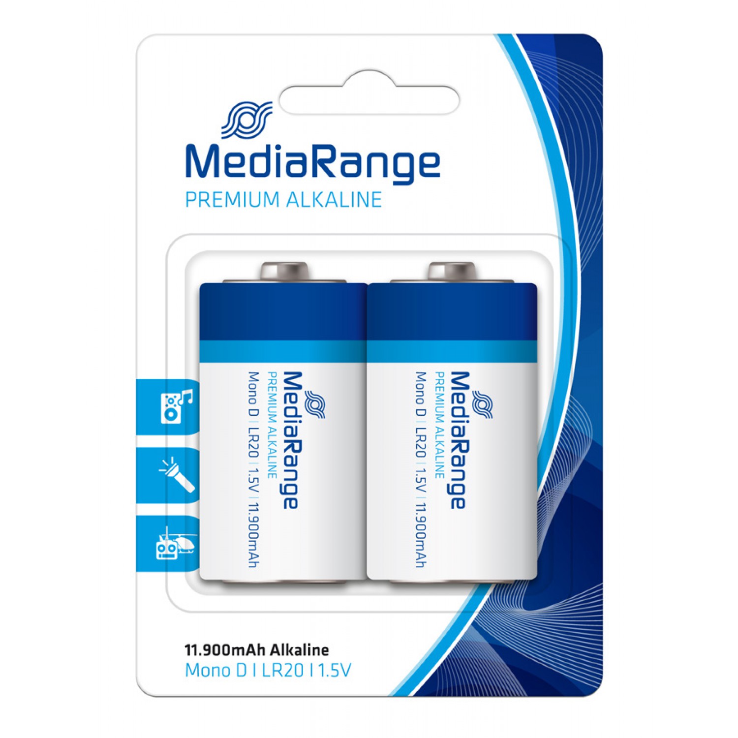 MEDIARANGE Premium αλκαλικές μπαταρίες Mono D LR20, 1.5V, 2τμχ MEDIARANGE Premium αλκαλικές μπαταρίες Mono D LR20, 1.5V, 2τμχ