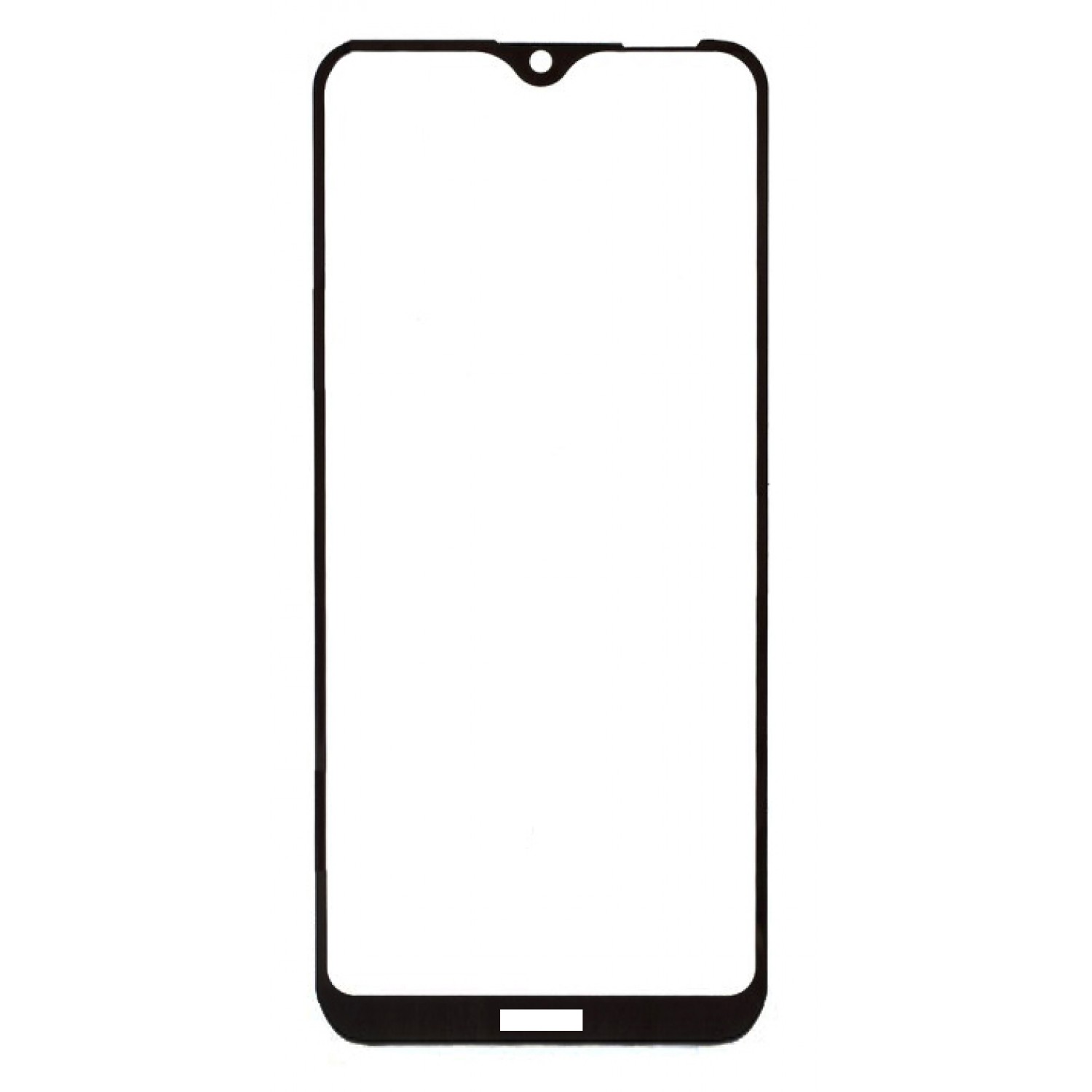 POWERTECH Tempered Glass 5D, Full Glue, Huawei Y6/Prime/Pro 2019, μαύρο