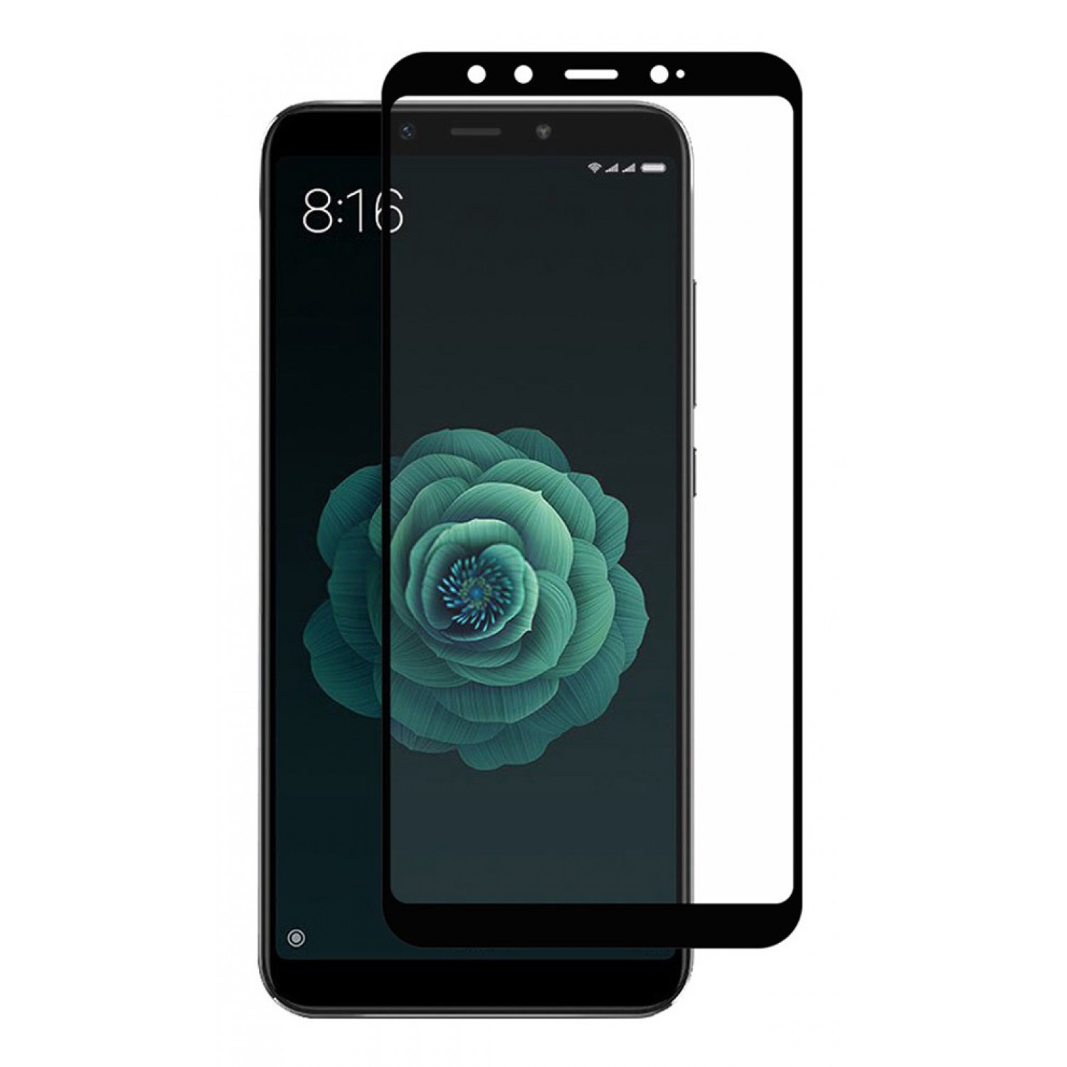 POWERTECH Tempered Glass 5D Full Glue για Xiaomi Mi A2, μαύρο POWERTECH Tempered Glass 5D Full Glue για Xiaomi Mi A2, μαύρο