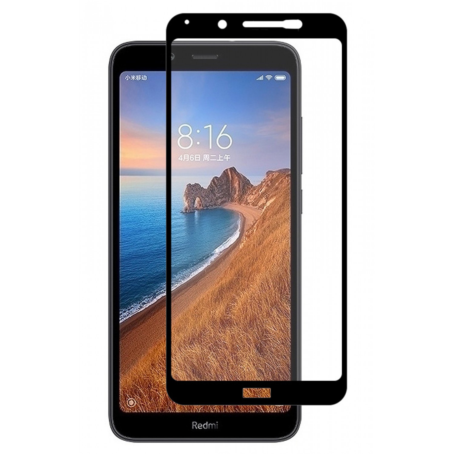 POWERTECH Tempered Glass 5D Full Glue, Xiaomi Redmi 7A (Qualcomm), μαύρο POWERTECH Tempered Glass 5D Full Glue, Xiaomi Redmi 7A (Qualcomm), μαύρο