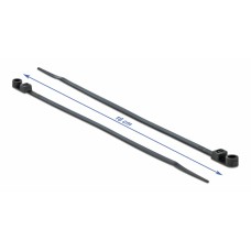 DELOCK Δεματικά καλωδίων 18949 με οπή στερέωσης, 160x4.8mm, μαύρα, 10τμχ