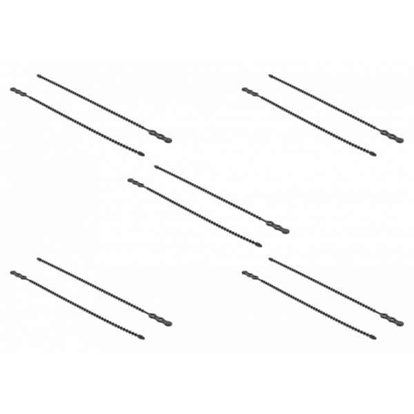 DELOCK reusable δεματικά καλωδίων 18969, 610x6.5mm, μαύρα, 10τμχ DELOCK reusable δεματικά καλωδίων 18969, 610x6.5mm, μαύρα, 10τμχ