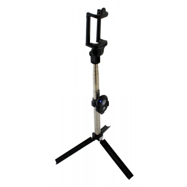 Bluetooth selfie stick ST13F με τρίποδο, 19-81cm, μαύρο