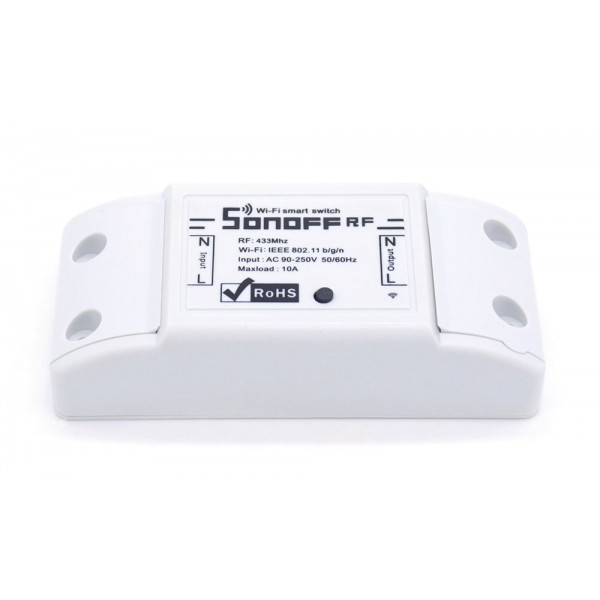 SONOFF Smart Διακόπτης RF2 433MHz, WiFi 2.4GHz, λευκό SONOFF Smart Διακόπτης RF2 433MHz, WiFi 2.4GHz, λευκό