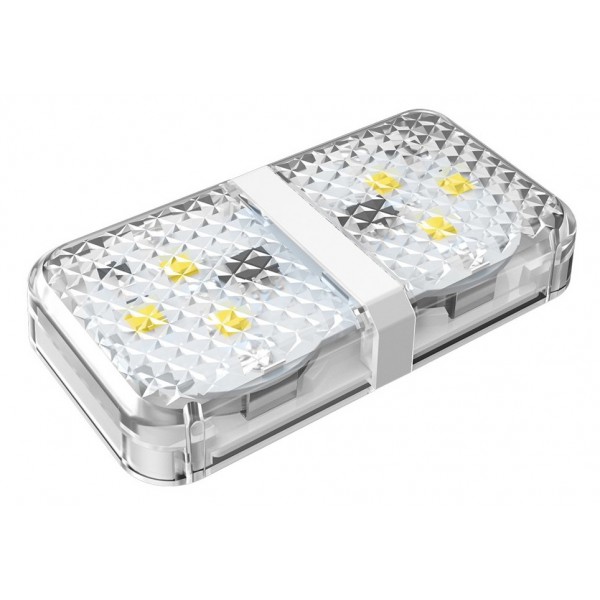 BASEUS LED προειδοποίησης ανοιχτής πόρτας αυτοκινήτου CRFZD-02, λευκό BASEUS LED προειδοποίησης ανοιχτής πόρτας αυτοκινήτου CRFZD-02, λευκό