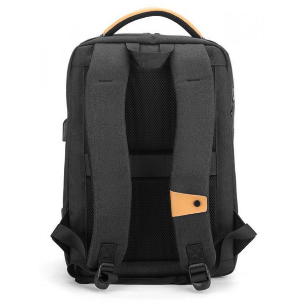 GOLDEN WOLF τσάντα πλάτης GB00378-BK με θήκη laptop 15.6", μαύρη GOLDEN WOLF τσάντα πλάτης GB00378-BK με θήκη laptop 15.6", μαύρη