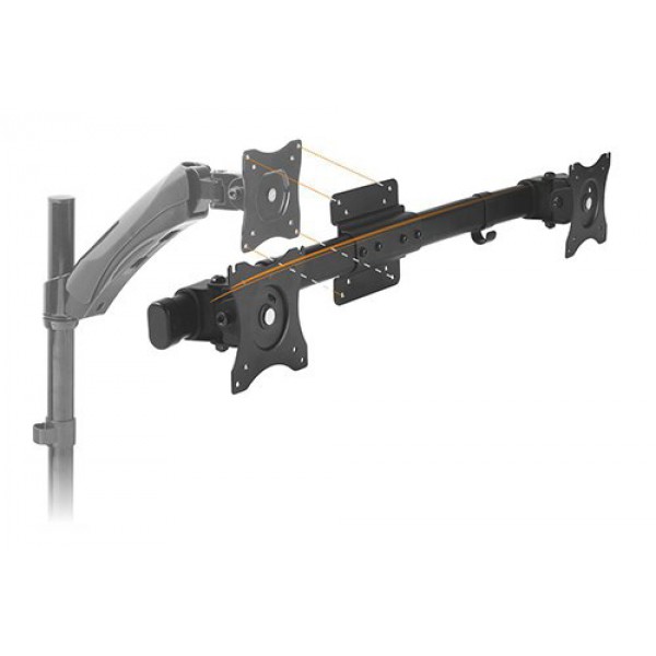 BRATECK Βραχίονας για stand XMA-12, για 2 οθόνες 13"-27", έως 10kg BRATECK Βραχίονας για stand XMA-12, για 2 οθόνες 13"-27", έως 10kg