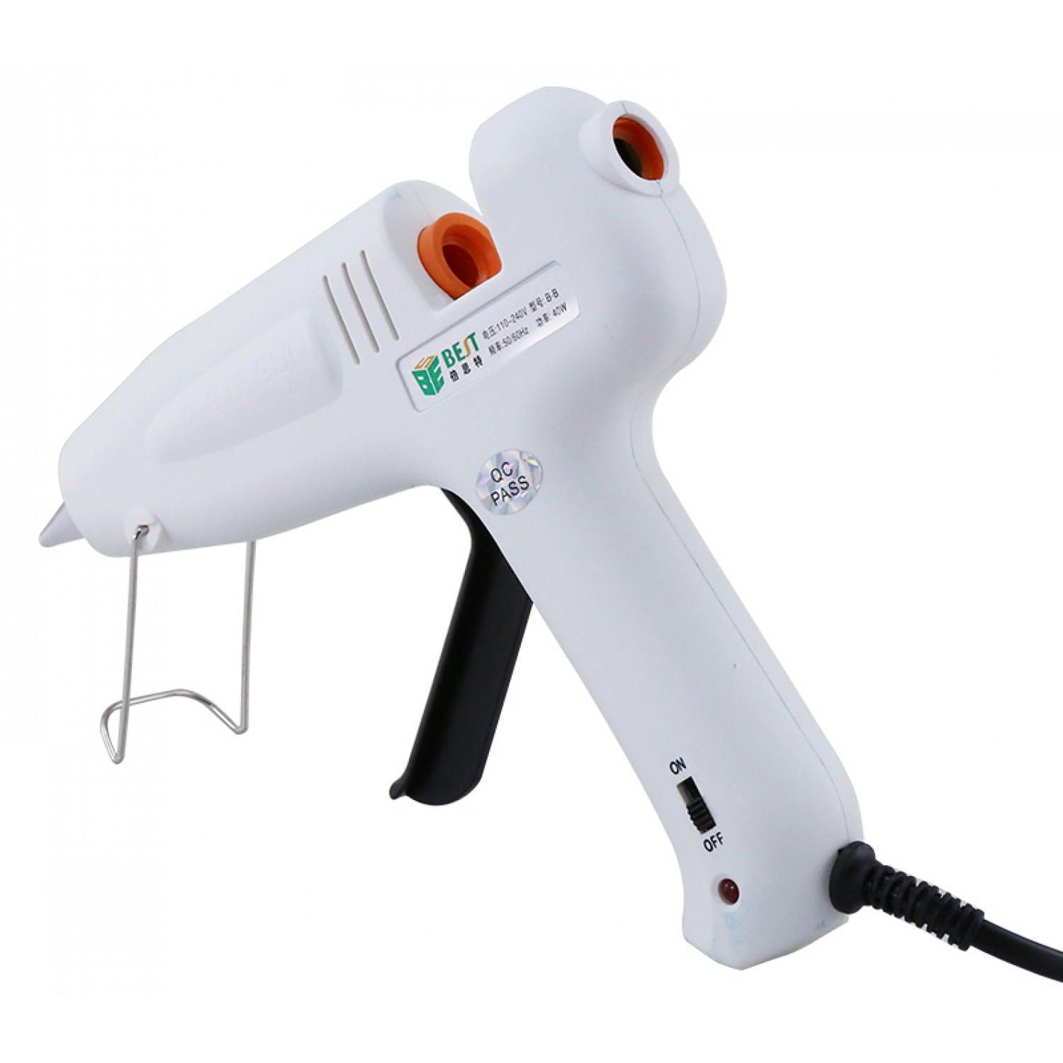 BEST Πιστόλι θερμικής σιλικόνης BST-B-F, 40W, λευκό BEST Πιστόλι θερμικής σιλικόνης BST-B-F, 40W, λευκό