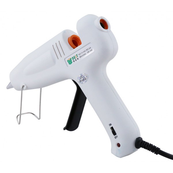 BEST Πιστόλι θερμικής σιλικόνης BST-B-F, 40W, λευκό BEST Πιστόλι θερμικής σιλικόνης BST-B-F, 40W, λευκό