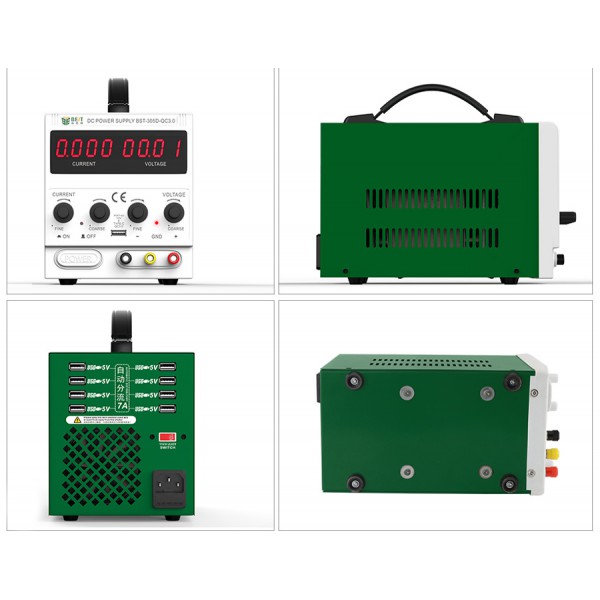BEST Power supply BST-305D, 30V/5A, AC/DC, 8x USB BEST Power supply BST-305D, 30V/5A, AC/DC, 8x USB