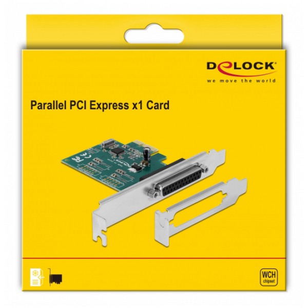 DELOCK PCI Express Card σε 1x Parallel IEEE1284 90412 DELOCK PCI Express Card σε 1x Parallel IEEE1284 90412