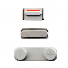 Πλαϊνά πλήκτρα για iPhone 5G, White