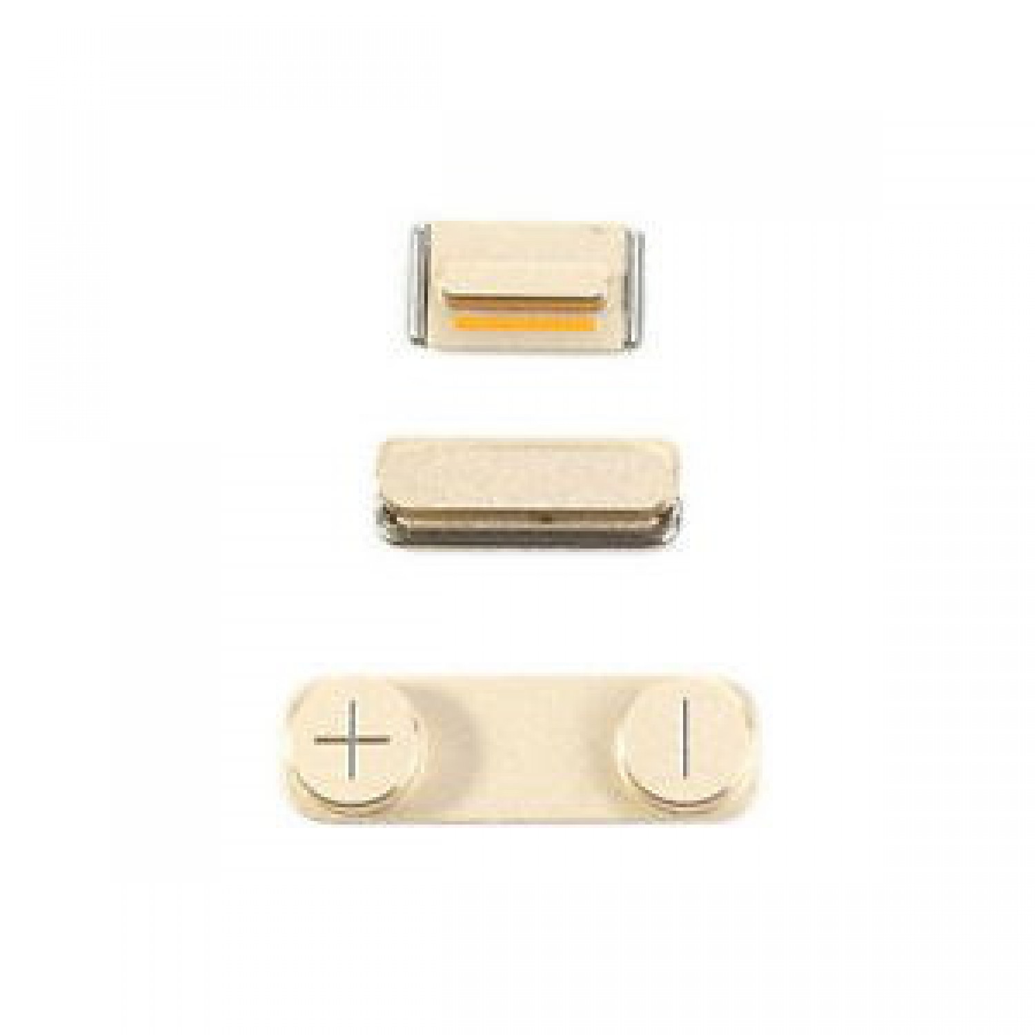 Πλαϊνά πλήκτρα για iPhone 5s, Gold