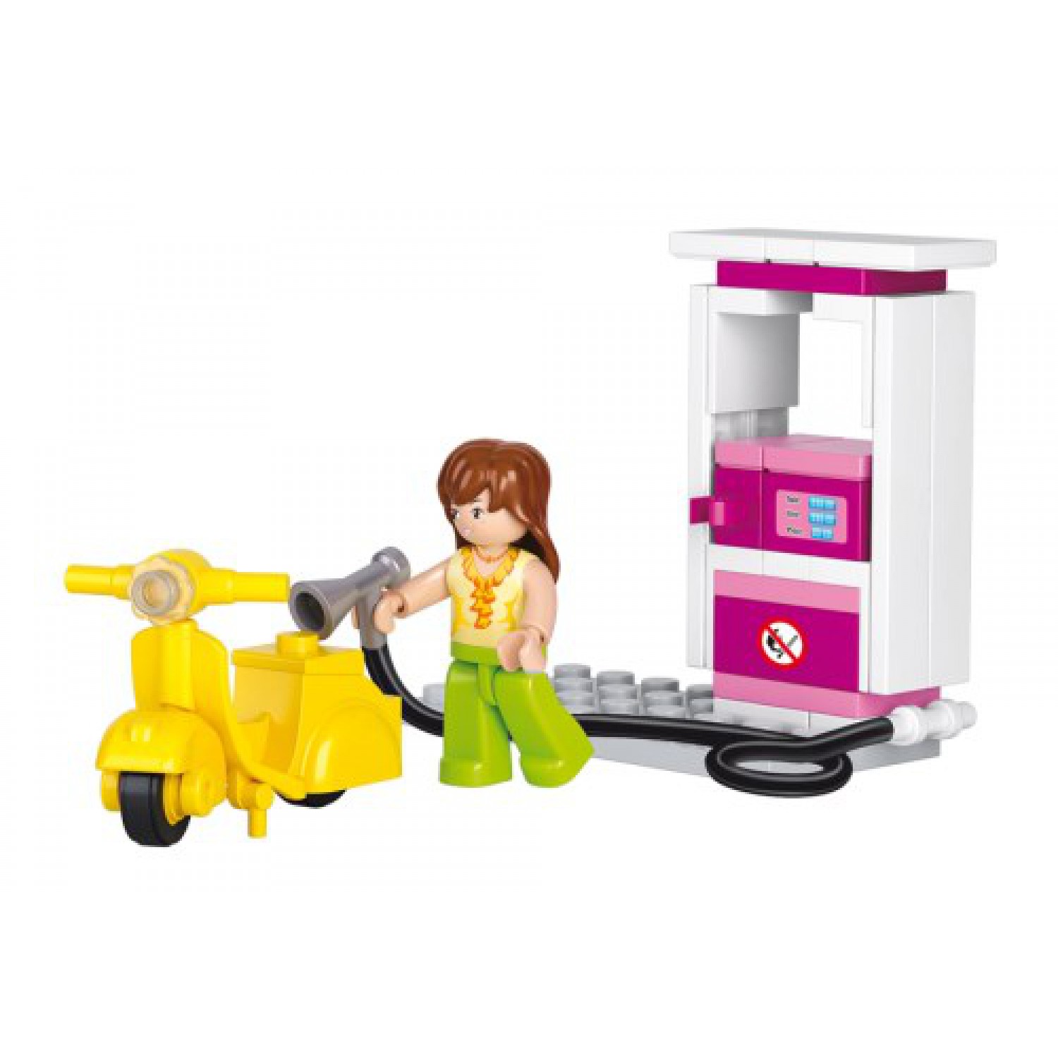 SLUBAN Τουβλάκια Girls Dream, Petrol Station M38-B0518, 37τμχ