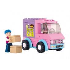 SLUBAN Τουβλάκια Girls Dream, Delivery Van M38-B0520, 102τμχ