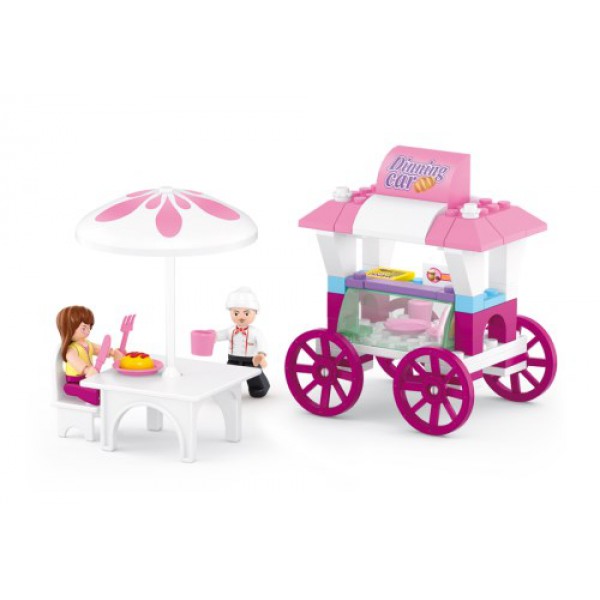SLUBAN Τουβλάκια Girls Dream, Food Stall M38-B0522, 78τμχ