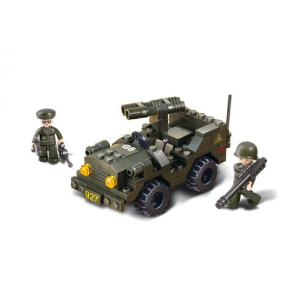 SLUBAN Τουβλάκια Army, Jeep M38-B5800, 102τμχ