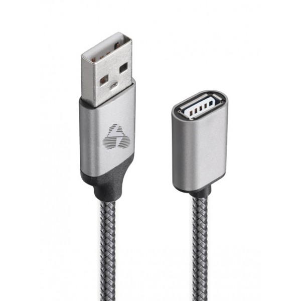 POWERTECH καλώδιο USB σε USB (F) PTR-0076, prime, 480Mbps, 1.5m, γκρι POWERTECH καλώδιο USB σε USB (F) PTR-0076, prime, 480Mbps, 1.5m, γκρι